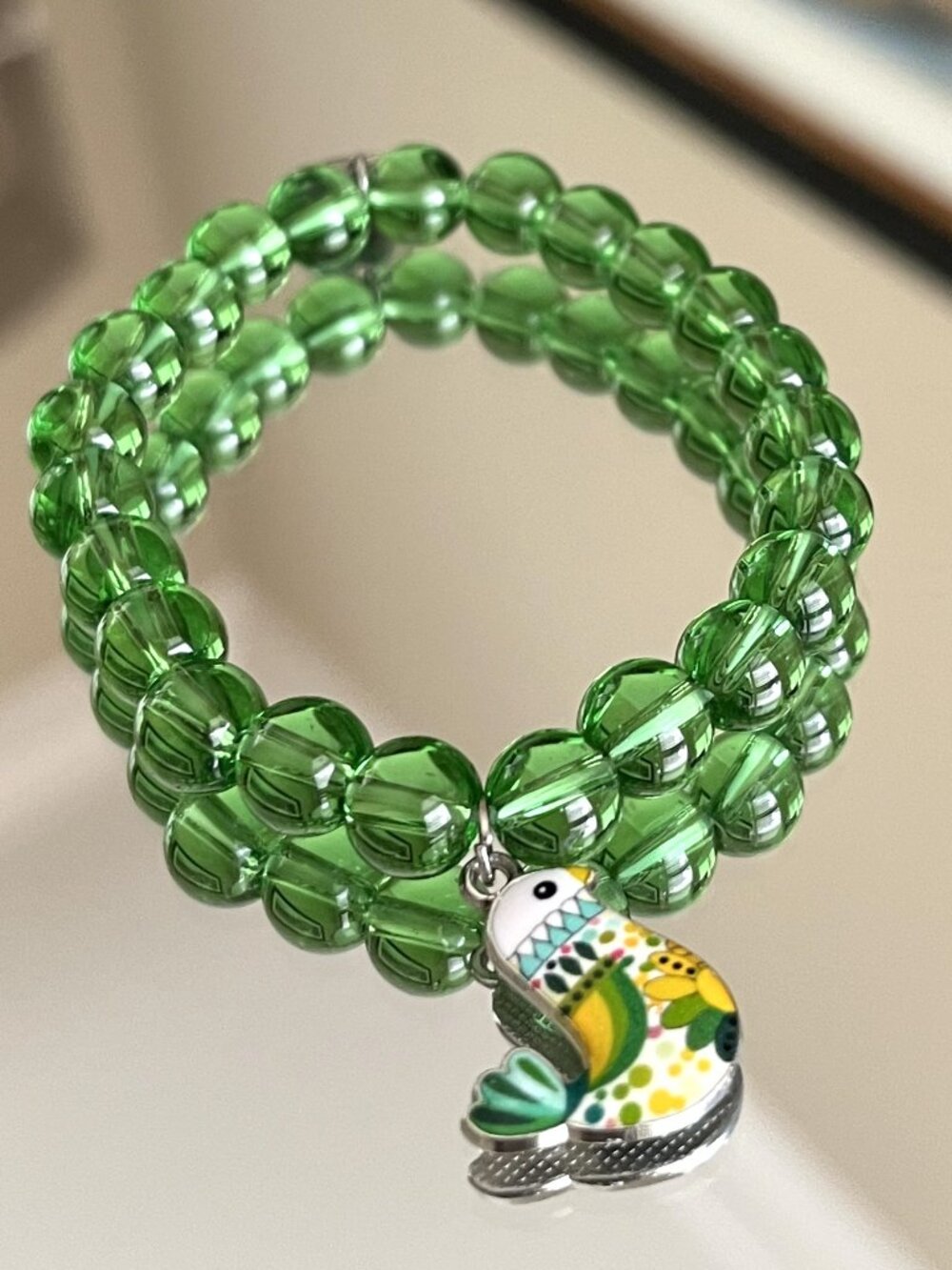 Charmze Sweet Bird Hand Made Stretch Bracelet NEW